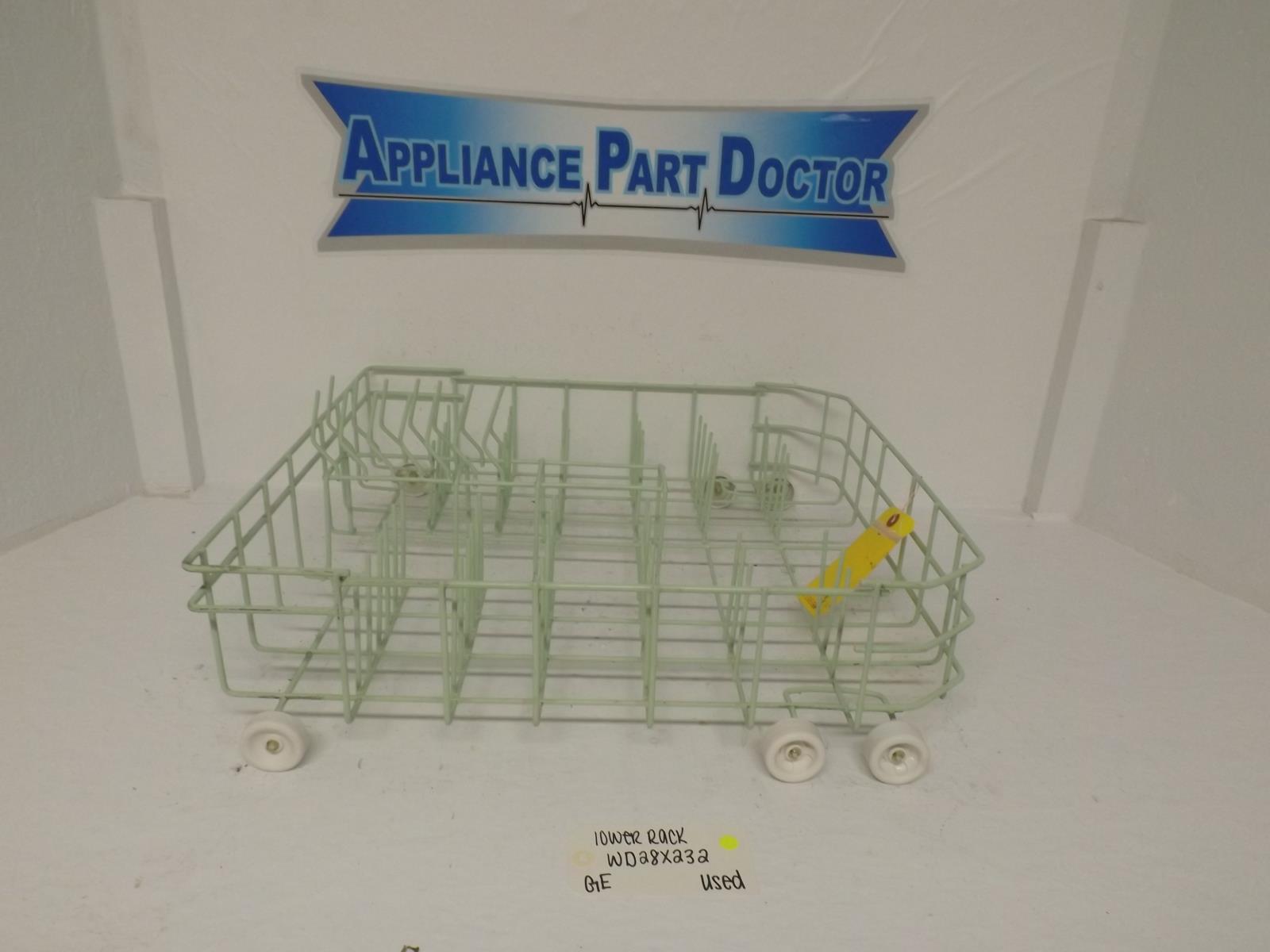 GE Dishwasher WD28X232 WD28X336 Lower Rack Used GE Dishwasher WD28X232 WD28X336 Lower Rack Used